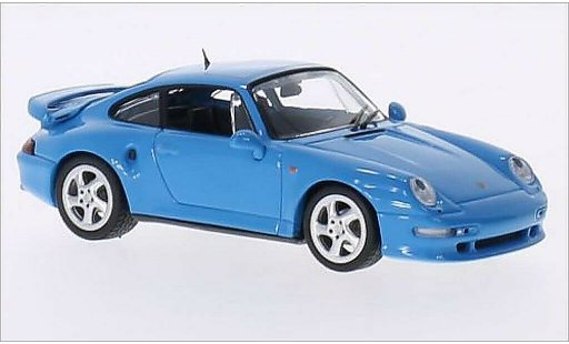 Porsche 911 Turbo S 1/43 Minichamps 3.6 blu 1998 modellini auto