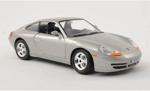 Porsche 911 Carrera 1/24 Burago grigio modellini auto