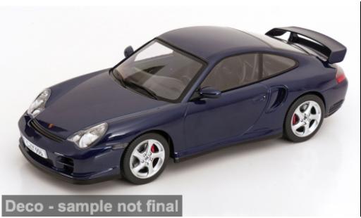 Modellini auto Porsche 996 GT2 911  blau 2001 1/18 KK Scale
