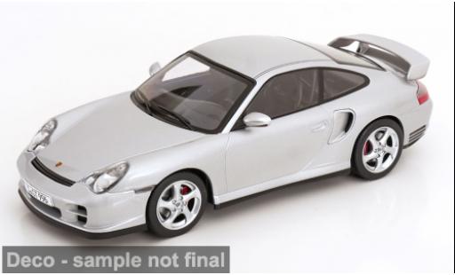 Modellini auto Porsche 996 GT2 911  silber 2001 1/18 KK Scale