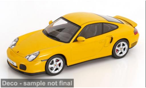 Modellini auto Porsche 911 Turbo giallo 2000 1/18 KK Scale