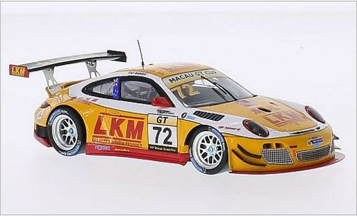 Porsche 911 GT3 1/43 Spark R No.72 LKM GT Cup GP Macau 2014 modellini auto