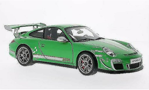 Porsche 911 GT3 1/18 Autoart 4.0 verde/grigio 2011 modellini auto