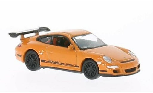 Porsche 911 GT3 1/87 Welly orange modellini auto