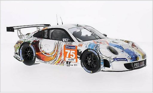 Porsche 911 GT3 1/18 Spark R No.75 Prospeed Competition 24h Le Mans 2014 modellini auto