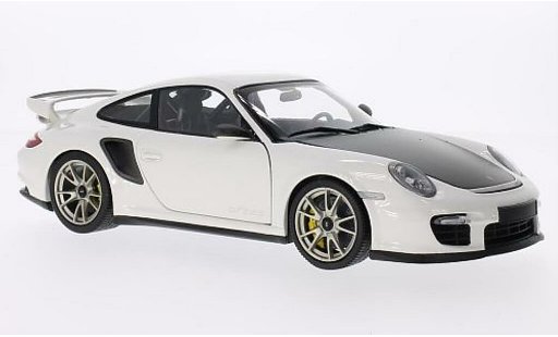 Porsche 911 GT2 1/18 Minichamps bianco 2010 modellini auto