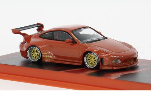 Porsche 997 1/64 Tarmac Works 911  Old rot 1:64 modellino in miniatura