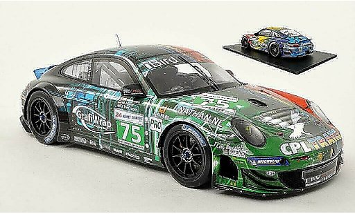 Porsche 911 GT3 1/18 Spark R No.75 ProSpeed 24h Le Mans 2011 /J.van modellini auto