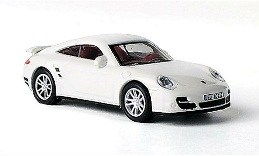 Porsche 911 Turbo 1/87 Schuco bianco modellini auto