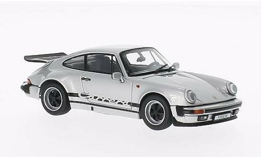 Porsche 911 Carrera 1/43 Kyosho 3.2 grigio con neroer Dekoration 1975 modellini auto