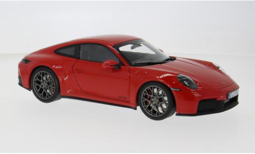 Porsche 911 1/18 Norev Carrera 4 GTS rot 2025 1:18 modellino in miniatura