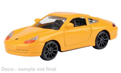 Porsche 911 1/43 Motormax Carrera gelb 1:43 modellino in miniatura