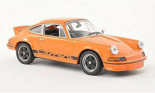 Porsche 911 Carrera 1/43 Welly 2.7 orange/nero 1973 modellini auto