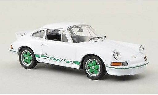 Porsche 911 Carrera 1/43 Welly 2.7 bianco/verde 1973 modellini auto