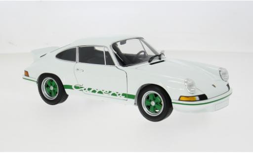 Modellini auto Porsche 911 Carrera RS weiss/gr&Atilde;&frac14;n 1972 1/18 Minichamps