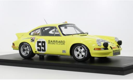 Porsche 911 1/18 Spark Carrera RSR 12h Sebring 1973 #59 1:18 modellino in miniatura