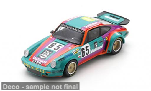 Porsche 930 RSR 1/64 Spark 911 Carrera 3.0 24h Le Mans 1975 #65 B.Sprowls/J.C.Bola&ntilde;os 1:64 modellino in miniatura