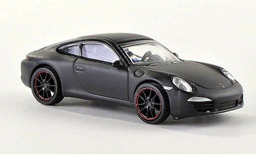 Porsche 911 S 1/87 Schuco Carrera opaco-nero modellini auto