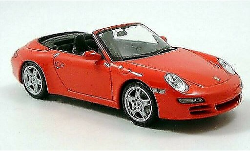 Porsche 911 S 1/43 Minichamps Carrera Cabrio rosso 2004 modellini auto