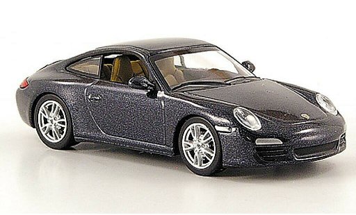 Porsche 911 S 1/64 Minichamps Carrera grigio 2008 modellini auto