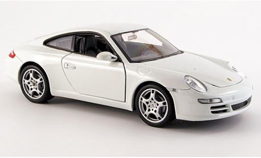 Porsche 911 1/24 Welly Carrera S weiss 1:24 modellino in miniatura
