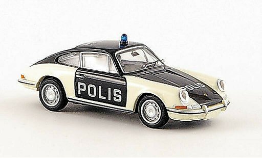 Porsche 911 Base 1/87 Brekina Coupe Polis Polizia modellini auto