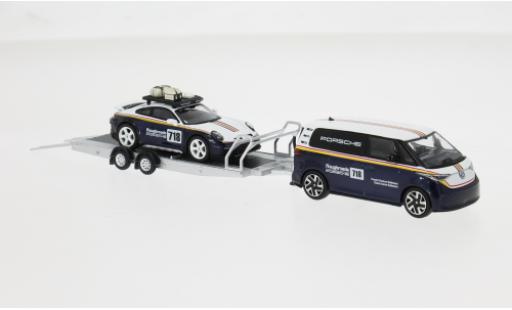 Porsche 911 1/64 Mini GT Dakar mit Volkswagen ID.Buzz 2025 Centrum Gelderland Roughroads #718 1:64 modellini auto