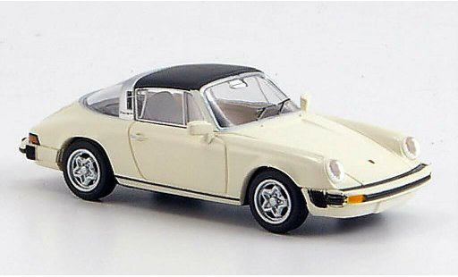 Porsche 911 Targa 1/87 Brekina G-Modell bianco abnehmbares tetto modellini auto