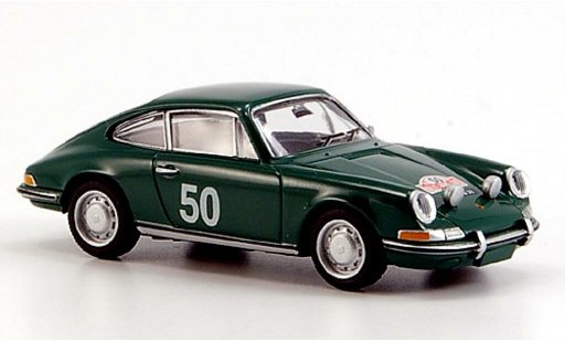 Porsche 911 Base 1/87 Brekina verde Rally Monte Carlo 1966 modellini auto