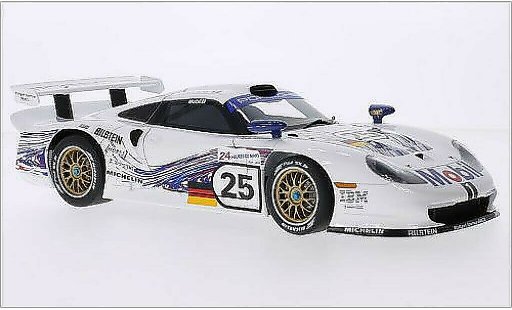 Porsche 911 GT1 1/18 Autoart No.25 24h Le Mans 1997 modellini auto