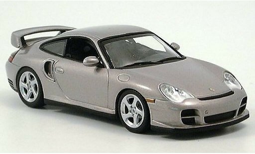 Porsche 911 GT2 1/43 Minichamps grigio 2001 modellini auto
