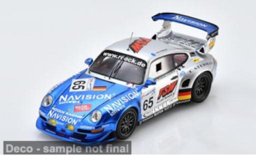 Porsche 996 GT2 1/43 Spark 911 blau/silber 24h Le Mans 1998 #65 D.Warnock/R.Schirle 1:43 modellini auto