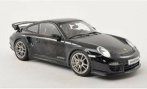 Porsche 911 GT2 1/18 Autoart nero/carbon 2010 modellini auto