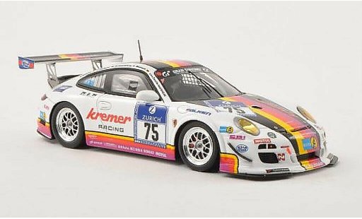 Porsche 911 GT3 CUP 1/43 Spark No.75 Kremer Racing 24h ADAC Nurburgring 2013 /M.Kalandrik modellini auto