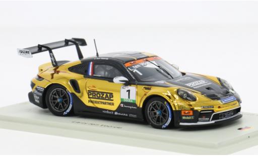 Porsche 911 1/43 Spark GT3 Carrera Cup Deutschland 2024 #1 L.ten Voorde 1:43 modellino in miniatura