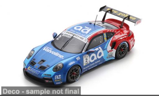 Porsche 911 1/43 Spark GT3 Carrera Cup Scandinavia 2024 #2 L.Sundahl 1:43 modellino in miniatura