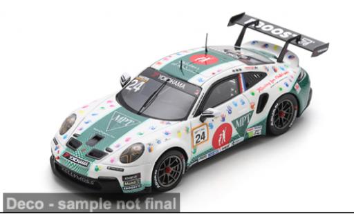 Porsche 911 1/43 Spark GT3 Deluxe Carrera Cup North America 2024 #24 L.Hartog 1:43 modellino in miniatura