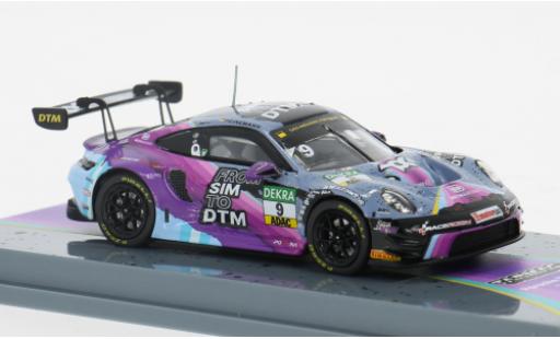 Porsche 911 1/64 Tarmac Works GT3 R DTM-Saison 2023 T.Heinemann 1:64 modellino in miniatura