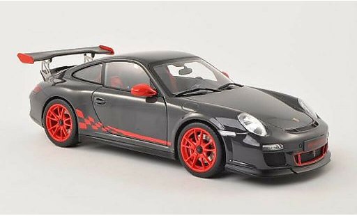 Porsche 911 GT3 1/18 Autoart 3.8 grigio/rosso 2010 modellini auto