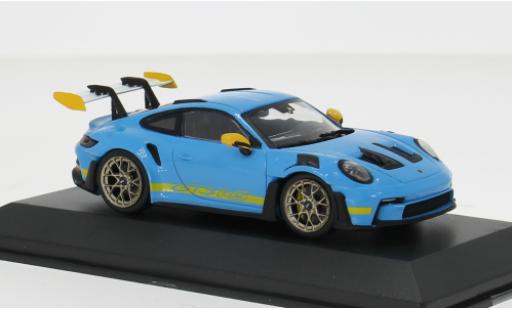 Porsche 911 1/43 Solido GT3 RS blau/gelb 1:43 modellino in miniatura