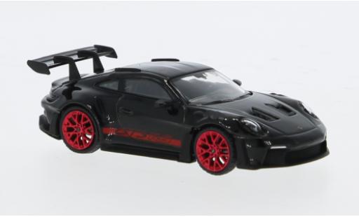 Porsche 911 1/64 Mini GT GT3 RS schwarz 1:64 modellino in miniatura