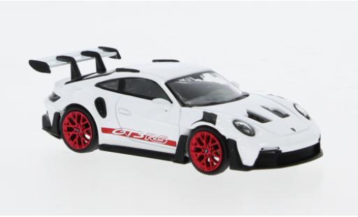 Porsche 911 1/64 Mini GT GT3 RS weiss 1:64 modellino in miniatura
