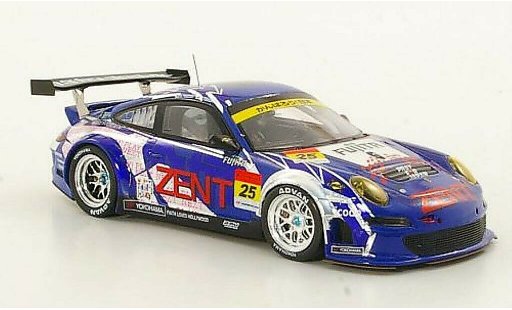 Porsche 911 GT3 1/43 Ebbro R No.25 Zent - Fujita Super GT300 2011 / T.Tsuchiya modellini auto
