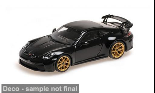 Modellini auto Porsche 911 GT3 schwarz 2025 1/43 Minichamps