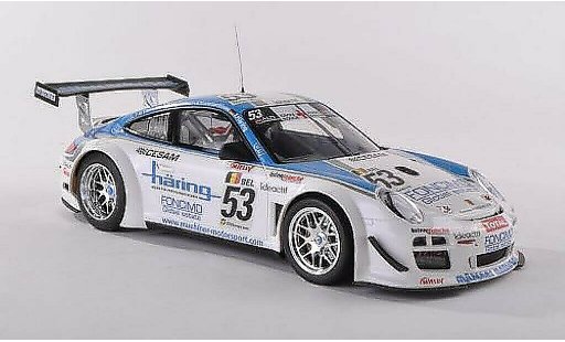 Porsche 911 GT3 1/18 Minichamps GT3R No.53 Muhlner Motorsport 24h Spa 2010 /Haring modellini auto