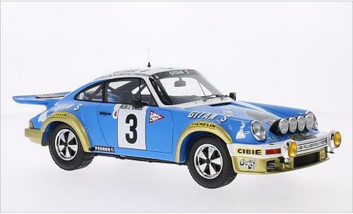 Porsche 911 Base 1/18 Spark No.3 Gitanes Rally Monte-Carlo 1978 modellini auto