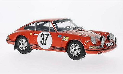 Porsche 911 Base 1/18 Spark No.37 Rally Monte Carlo 1969 /L.Helmer modellini auto