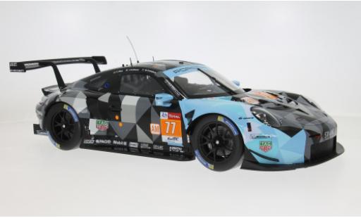 Porsche 991 RSR 1/12 IXO 911 24h Le Mans 2018 Dempsey Proton Racing #77 M.Campbell/J.Andlauer 1:12 modellino in miniatura