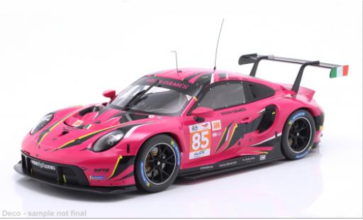 Modellini auto Porsche 911 RSR 24h Le Mans 2023 Iron Dames #85 S.Bovy/M.Gatting 1/18 IXO