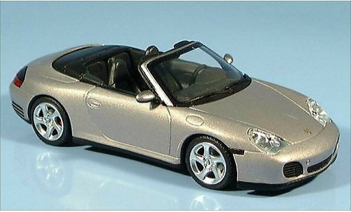 Porsche 911 S 1/43 Minichamps S4 Cabrio metallicoo grigio CA 2003 modellini auto